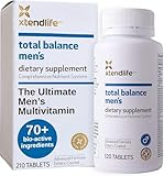 Xtendlife Total Balance Men’s Multivitamin for Immune, Heart, Digestive & Cellular Health - Daily Support - 70+ Nutrients & Minerals - 30 Day Supply