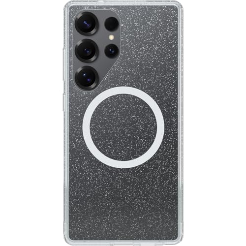 Image of Otterbox Symmetry Series Clear Case with Magnets for Samsung Galaxy S25 Ultra, Shockproof, Anti-Drop, Slim, Supports 3X More Drops Than Military Standard, Stardust