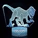 BOLANA 3D LED Nachtlichtlampe Dinosaurier Serie 16 Farbe 3D Nachtlicht Fernbedienung Tischlampen Spielzeug Geschenk Für Kinder Wohnkultur