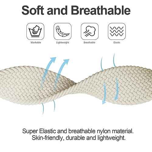 Image of Stretchy Nylon Solo Loop Bands Compatible with Apple Watch 38mm /40mm /41mm /42mm for Series 10, Adjustable Braided Sport Elastics Women Men Strap for iWatch Series 10-1 SE, 3 Pack AO