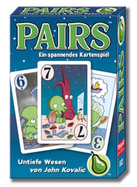 Pairs Kartenspiel – Set 2 'Untiefe Wesen', Für 2–8 Spieler, Schnelles Glücksspiel Mit Einfachen Regeln