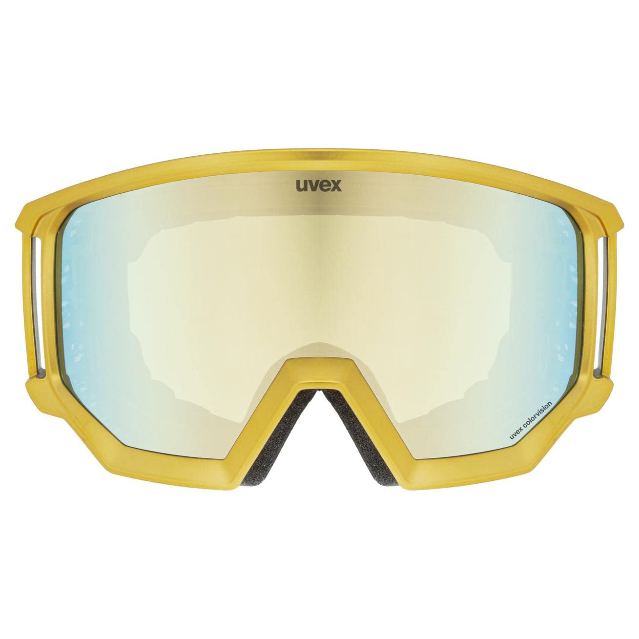 uvex athletic CV chrom gold - Skibrille für Damen und Herren