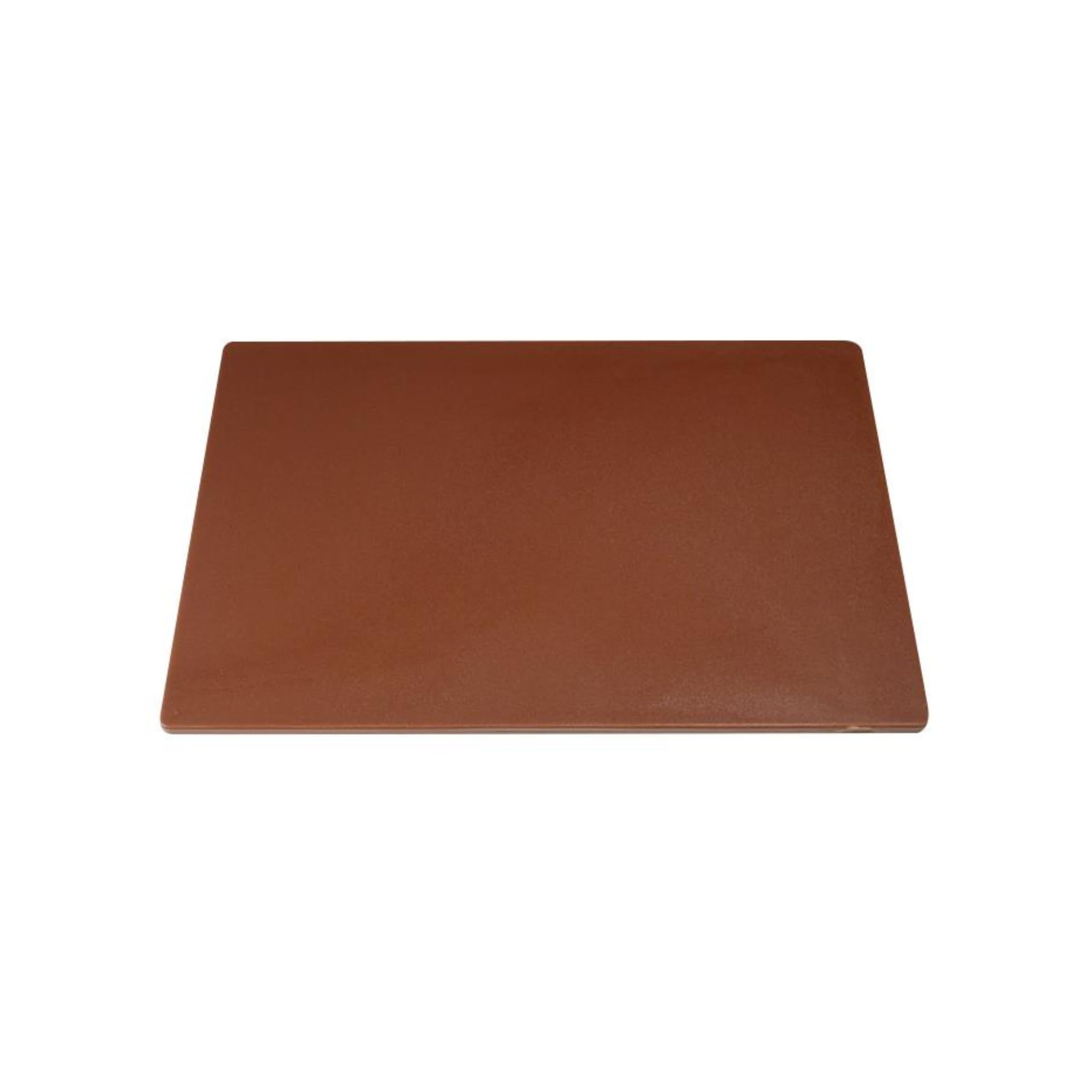 Professional Colour Coded Plastic Chopping Board 35.5 x 25.5cm / 14" (L) x 10" (W) HACCP Compliant Food Prep Cutting Board Lightweight Durable Non Slip - Brown