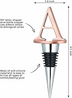 Vista 3 de Tapones de vino, tapones reutilizables para botellas de vino, tapón de vino de acero inoxidable, material de silicona de grado alimenticio, tapones
