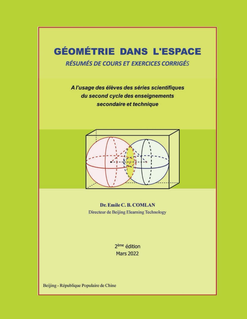 GÉOMÉTRIE DANS L'ESPACE: RÉSUMÉS DE COURS ET EXERCICES CORRIGÉS