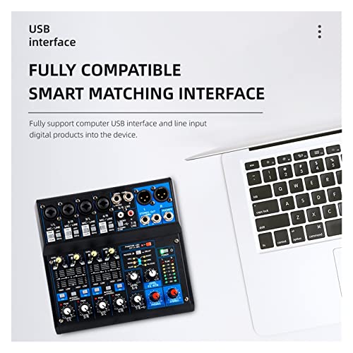 Interface USB audio AS-06 portable avec alimentation 48V pour corriger le son PC