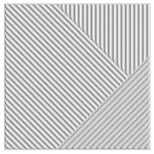 Image of Kayra Decor 3D Self Adhesive Wall Panel White Color Stripe Design Pack of 18 Covers 48.42 Sq. ft.