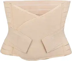 Cinto de barriga feminino pós-parto para recuperação pós-parto, suporte modelador corporal para perda de peso