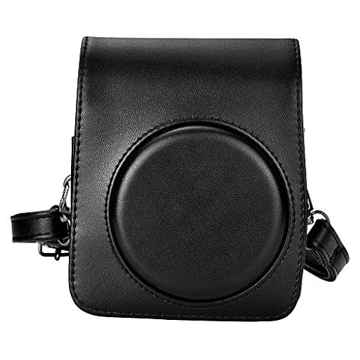 Itian Funda Compatible con Instax Mini 70, Protección Integral para Fujifilm Mini 70 de la Caja de Cámara con Suave Cuero de la PU (Negro) | Ya disponible en tu tienda friki favorita! En mundofriki.es!