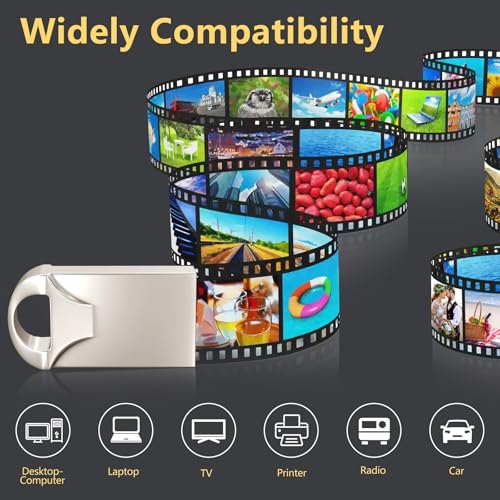 Image of EASTBULL Mini Metal Flash Drive Bulk 4GB Small USB 20 Pack with Lanyards USB 2.0 Thumb Drive Bulk Jump Drive Pen Drive Memory Stick for Storage and Backup 4GB 20 Pack, Metal