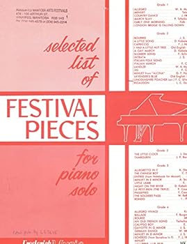 The Lincolnshire Poaches . Rigaudon. Selected List of Festival Pieces for Piano Solo
