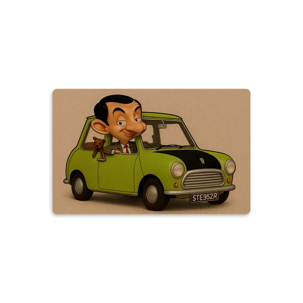 Mr. Bean Fridge Magnet Funny Cartoon Character Decorative Refrigerator Magnets Matte Finish Home Decor Kitchen Decoration Return Birthday Gift for Kids Size: 8.2 x 5.2 CM-image-34