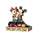 Enesco 4057937 Disney Traditions by Jim Shore Mickey Mouse & Minnie Mouse Christmas Stone Resin Figurine