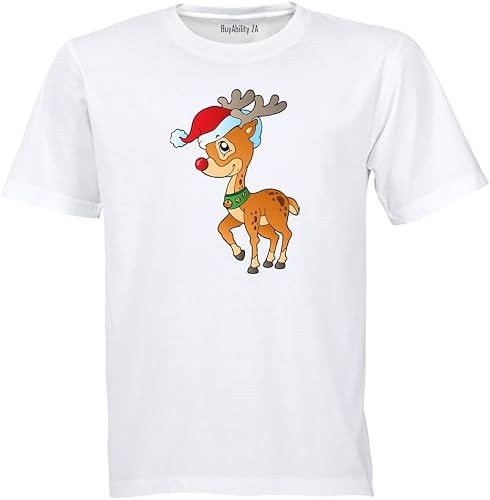 Unisex Christmas Reindeer - Kids T-Shirt