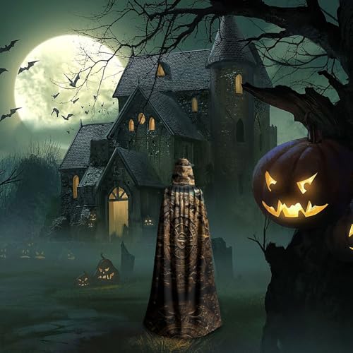 Cape à capuche Maya adulte ample pour costume Halloween réussi