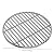 14 Inch Round Heavy Duty Stainless Steel BBQ Grill Grate - Extra Thick Replacement Cooking Grid for Charcoal Smokers, Campfire, Outdoor Picnic, Backyard, RV Grilling