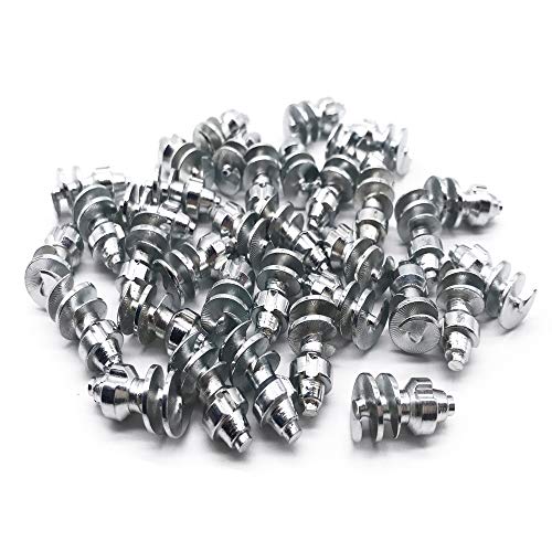 Image of Screw in Tire Stud,Spikes for tire,Marrkey 100PCS Steel Body Carbide Tips [Security Anti-Skid] Wheel Tyre Snow Tire Spikes for Loaders Tractors Skid Steer Tires & Tracks MS1910(8 x 19mm)