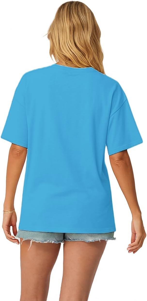 Oversized Graphic Floral T Shirts for Teens Girls Cottage Core Loose Tees Preppy Clothes Casual Aesthetic Vintage Tops - Image 2