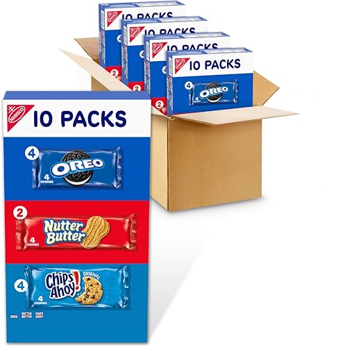 Nabisco Cookies Variety Pack, OREO, Nutter Butter, and ​CHIP...