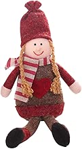 Topker Christmas Decorations Non-woven Girl Posture Sitting Leg Hanging Ornaments Doll New Year Gift Topker Christmas Decorations Non-woven Girl Posture Sitting Leg Hanging Ornaments Doll New Year Gift