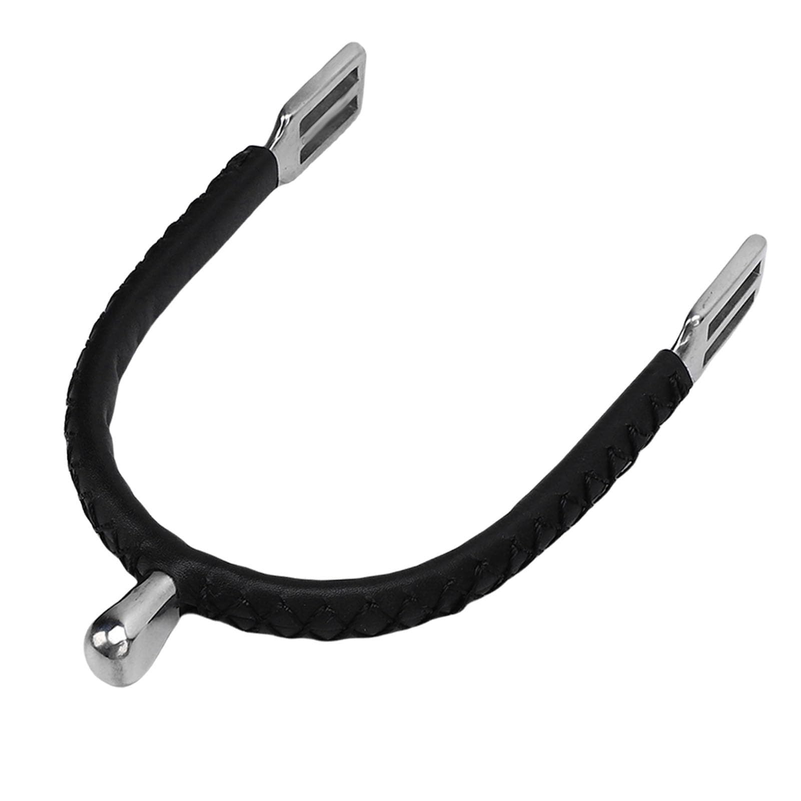Speroni da Cavallo, Speroni Equestri in Acciaio Inossidabile, Comodi con Cinturini in Pelle Regolabili, Ideali per Uomini e Donne Allenamento a Cavallo