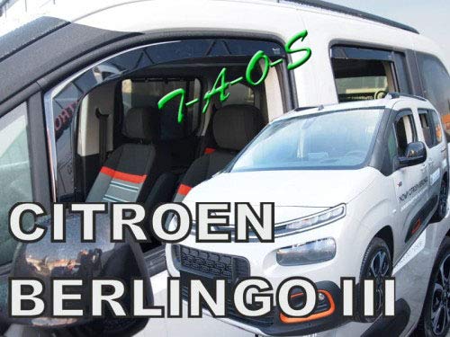 Deflectores de viento Berlingo III Taos delanteros y traseros desde 2018