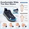 Zapatos ortopédicos para diabéticos para hombre: zapatillas cómodas con soporte de arco para fascitis plantar, para caminar y correr, casuales para juanetes, pies hinchados, alivio del dolor de pie y talón 4