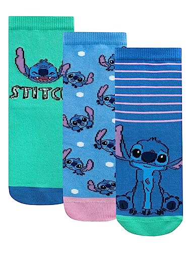 Disney Lilo Und Stitch Socken 3er-Pack | Lilo & Stitch Mädchensocken |...