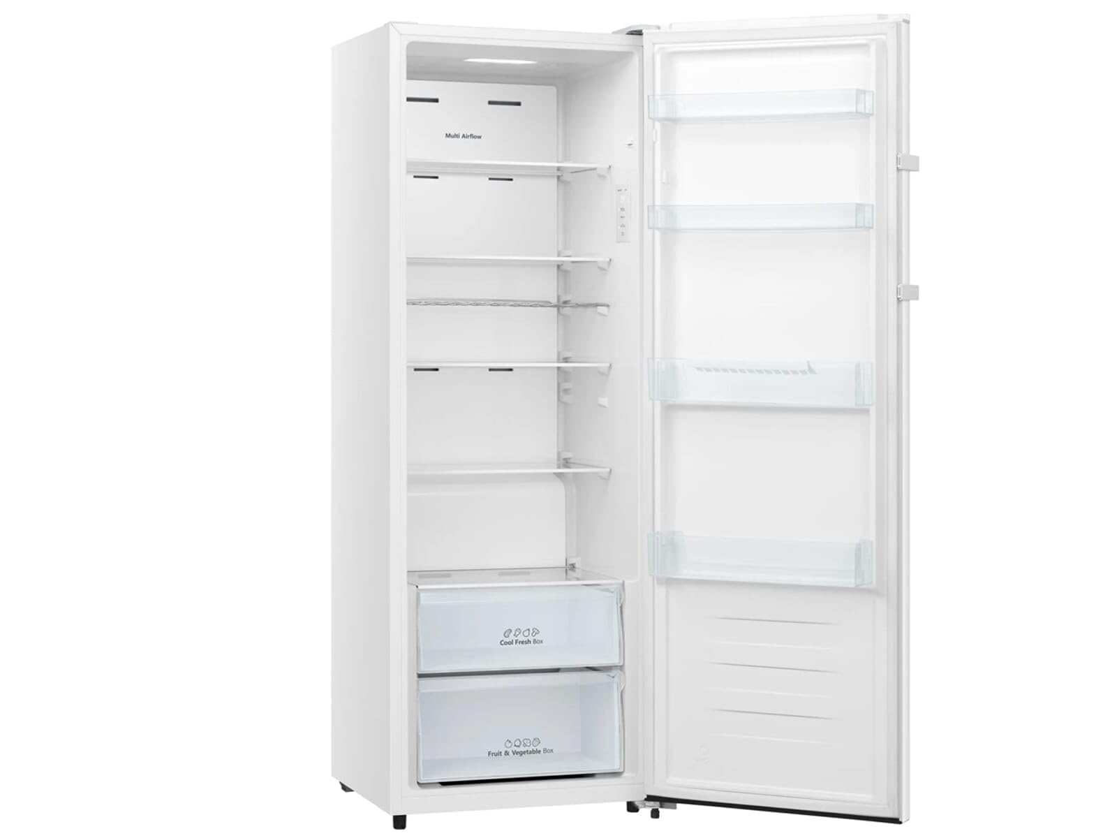 Hisense Lodówka RL415N4AWC o pojemności 322 l, sprężarka inwerterowa, Multi AirFlow, klasa efektywności energetycznej C, 172 cm x 59,5 cm, biała