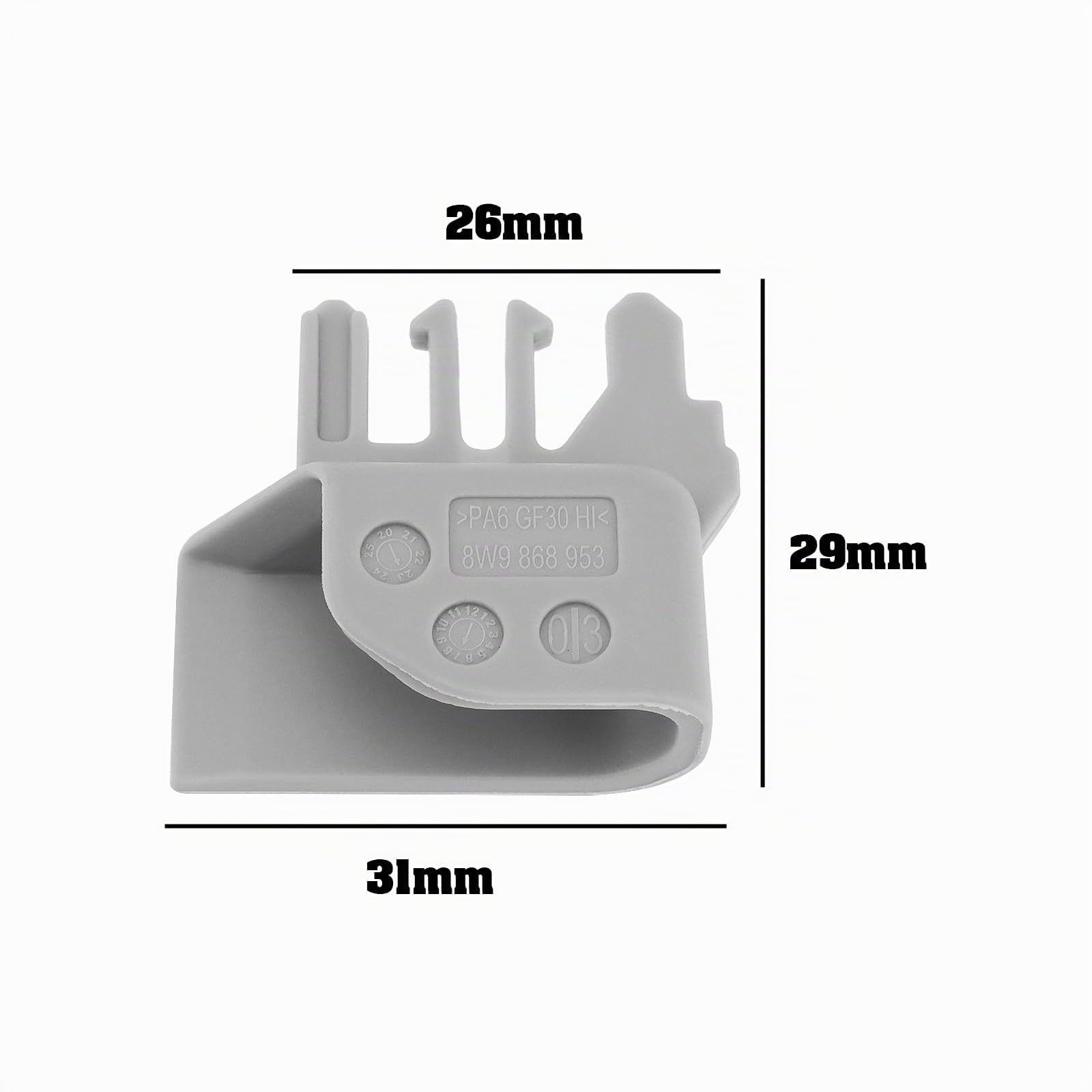 ECSiNG Conductor de Persiana Enrollable para Maletero Instalación de Persiana Enrollable para Maletero Compatible con Audi A6 2012-2018 Persiana Gris Izquierda 8W9868953 EP5