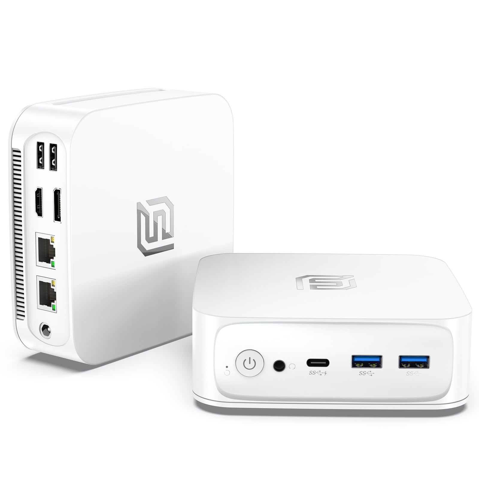 NAIKLULU Mini PC Win 11 Pro N95 (da 1,0 a 3,4 GHz),16 GB RAM 512 GB SSD Computer Mini PC Desktop 2025, Micro Desktop Supporta schermi 4K, PD/Tipo-C/USB 3.2/RJ45(Gigabit Ethernet)