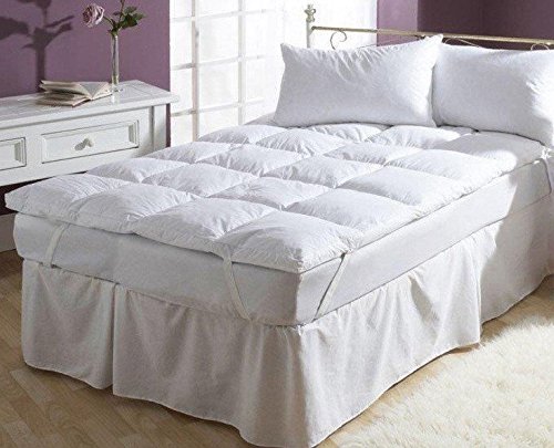 CosySleep Luxurious White 85% Duck Feather & 15% Down Mattress Topper Enhancer CosyWinks® Super King