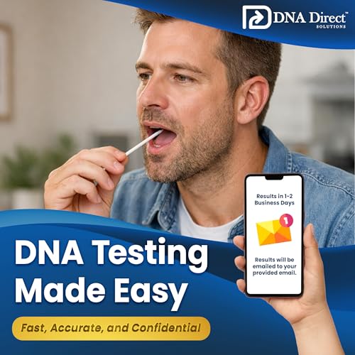 Image of DNA Direct - Reliable At-Home Paternity Test for Child and Father, Fast and Dependable Paternity Test Results in 1-2 Days, All Lab Fees and FedEx 2Day Return Included