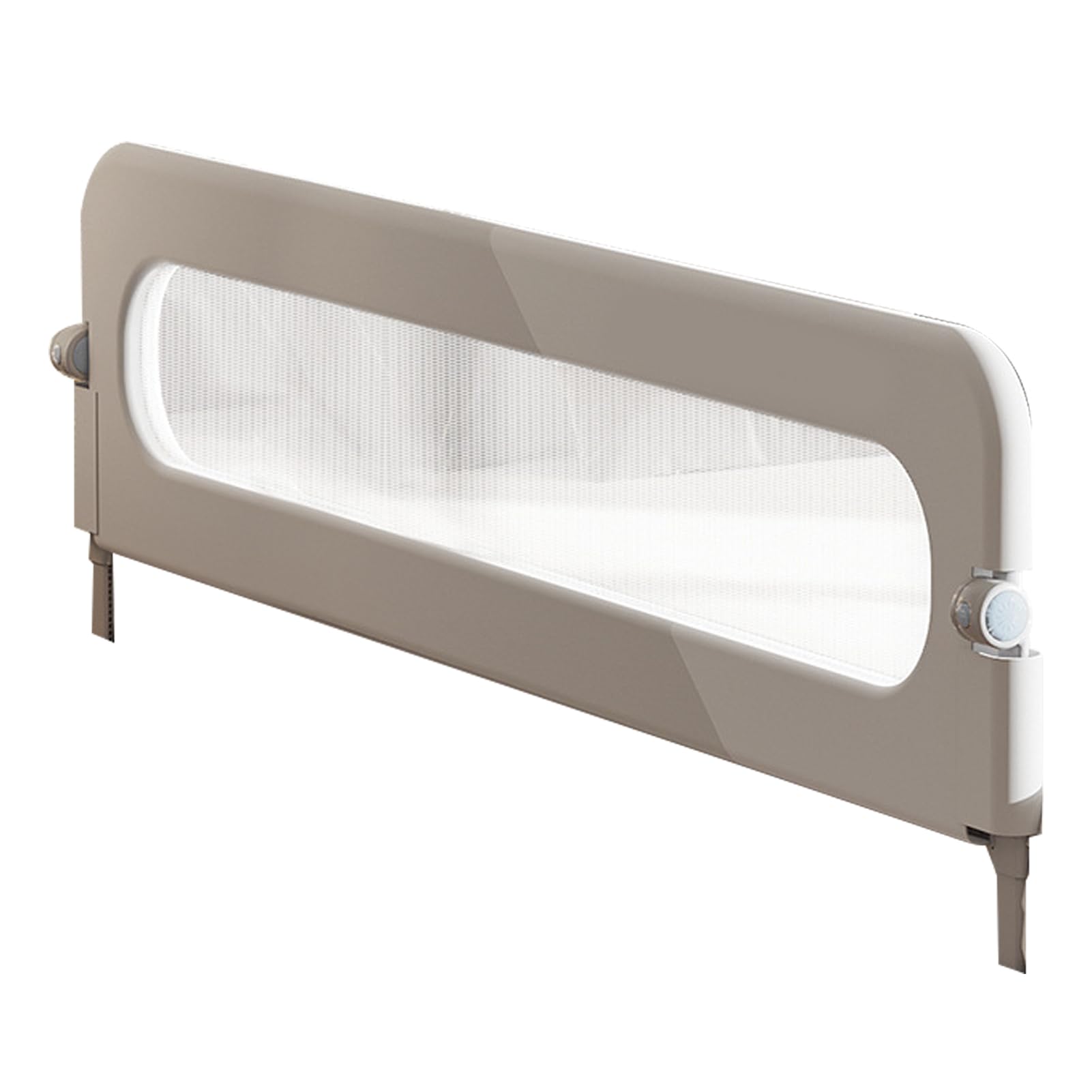 Riel para Cama de bebé, Protector de Cama Infantil Plegable de un Lado de 71 Pulgadas con Estructura Resistente para Viajes a Casa
