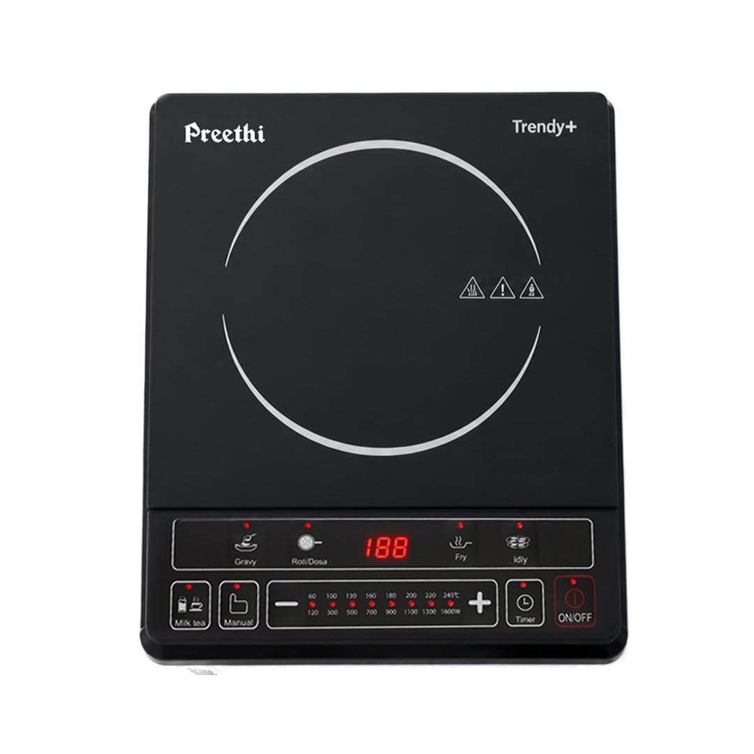 Preethi Trendy Plus Induction Cooktop - Black -1 Preethi Trendy Plus Induction Cooktop - Black -1