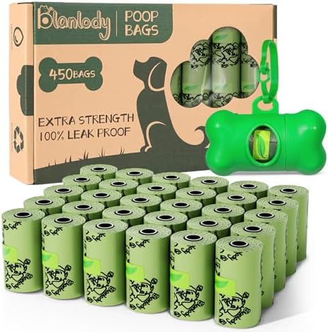 Biodegradable Dog Poop Bags 450 Pcs Dog Poop Bags Extra Thick and...