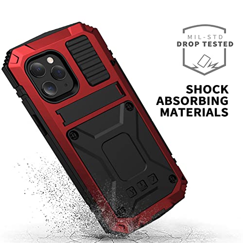 Coque en métal iPhone 12 Pro Max robuste de qualité militaire blindée