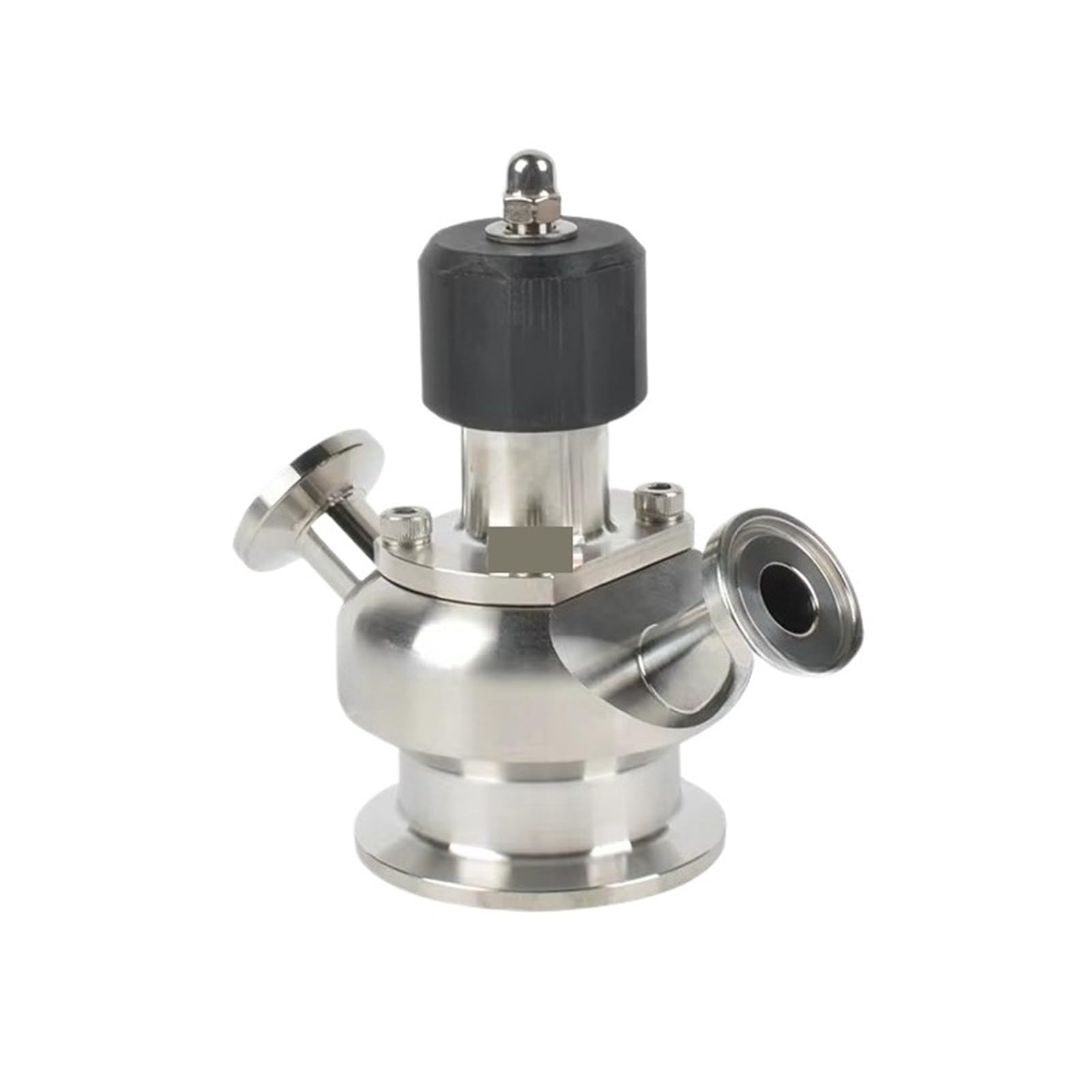 Iddcmwnb One Color Hygienic Food Grade Sanitary Stainless Steel 304 316 Double Clamp Manual Sterile Tri-Clamped Sample Valve(Dn8 Clamp-50.5Mm)