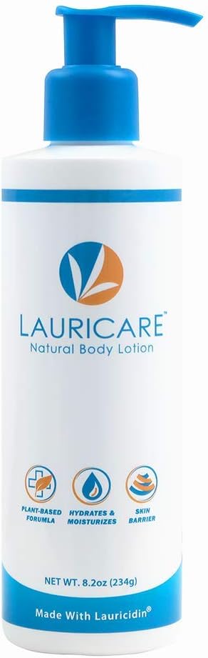 Natural Body Lotion Made With Lauricidin for Dry Skin