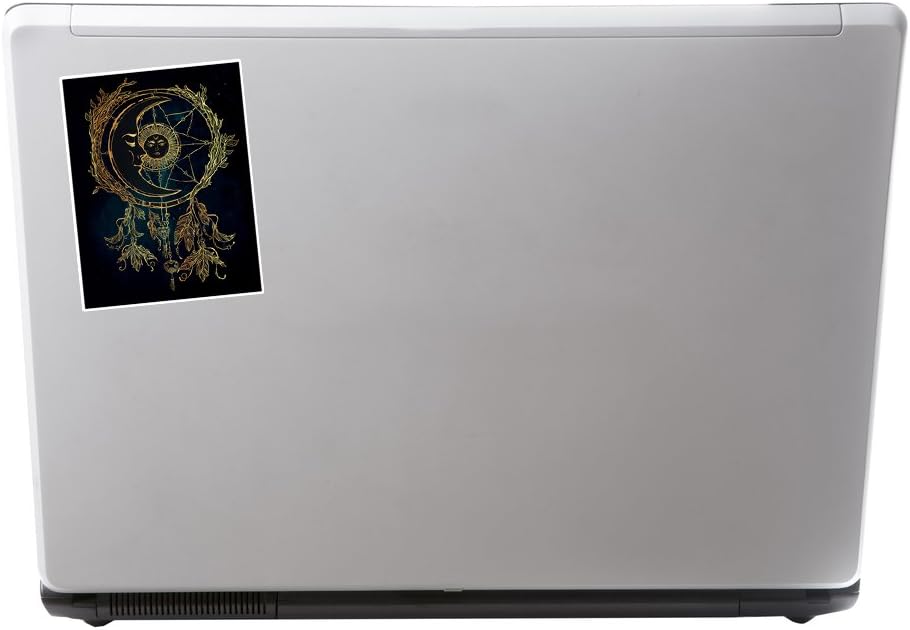 2 x 30cm/300mm Sun Moon and Stars Dream Catcher Vinyl Sticker #7418