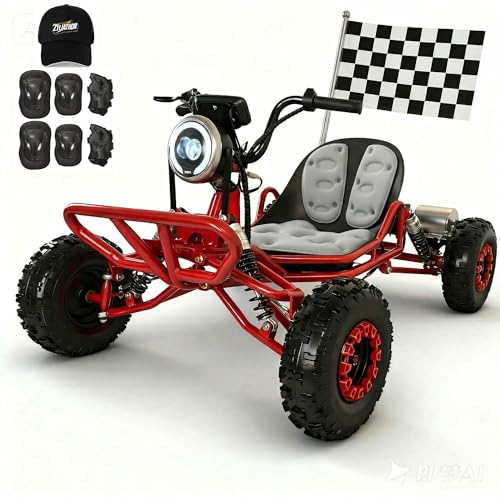 Electric Go Kart 2000W Red