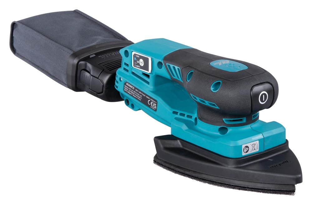 Makita BO006CGZ - Levigatrice a delta a batteria 40 V max. / 100 x 150 mm (senza caricatore e batterie)