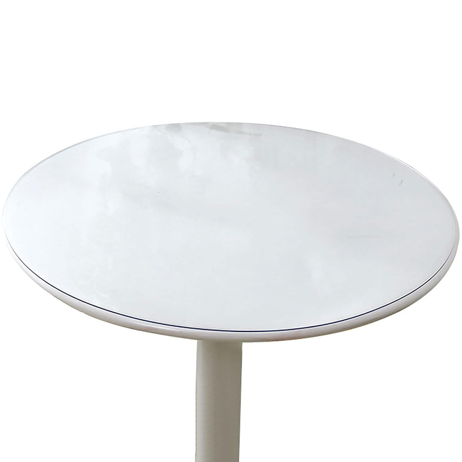 Nappe transparente 3mm anti-tache pour protéger la table des rayures