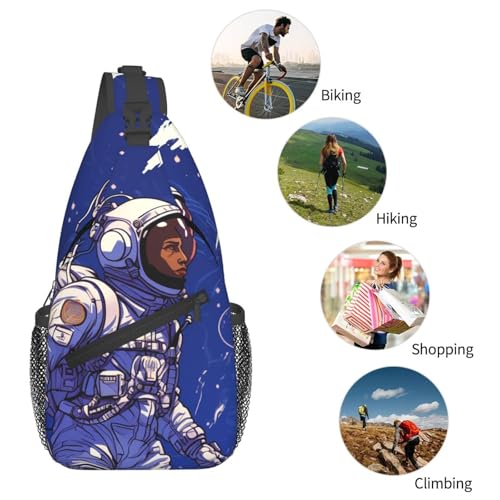 Bolso Tipo Bandolera Pequeño Para Senderismo Negro miniatura 6