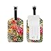ALAZA Rose Vintage Blumen Gepäck-Marke PU-Leder-Tasche Koffer-Gepäck-Aufkleber