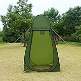  G.E. Tienda de campaña baño WC Ducha Vestuario Impermeable Camping desplegable Pop Up (Verde)