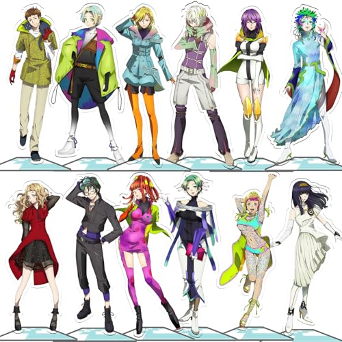 アクリルスタンド グノーシア アクスタ 台座あり 置物 アニメ周辺 両面透明 札を立てる 軽量 アニメ 展示用 デコレーション 萌えグッズ 可愛い 軽量 装飾品 コスプレ小物 贈り物 ギフト 非公式 (15cm,8) [並行輸入品]のサムネイル