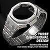 Casioak MOD Kit For GA2100 GAB2100 GA-2100 GA-2110 Watch Modification Accessories Metal Watch Case And Bracelet 316 Stainless Steel Watchband And Bezel