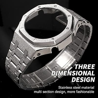 Casioak MOD Kit For GA2100 GAB2100 GA-2100 GA-2110 Watch Modification Accessories Metal Watch Case And Bracelet 316 Stainless Steel Watchband And Bezel