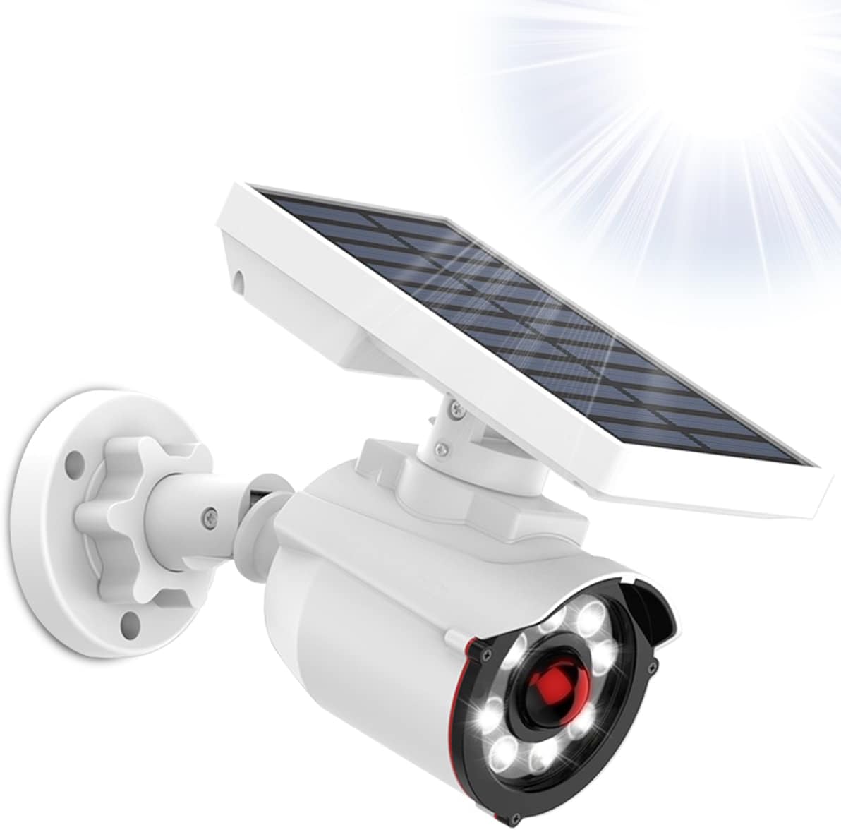 OOSSXX Solar Led Strahler Licht Außen, Akku Scheinwerfer Aussen Leuchte